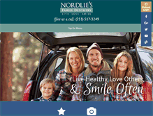 Tablet Screenshot of drnordlie.com